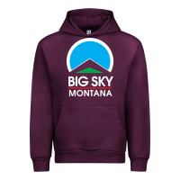 Mauve Wine big sky montana Urban Hoodie - linhVisuals