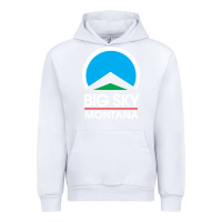 White big sky montana Urban Hoodie - linhVisuals