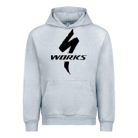 Heather Grey Specialized Bikes Bicycle Urban Hoodie - linhVisuals