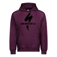 Mauve Wine Specialized Bikes Bicycle Urban Hoodie - linhVisuals