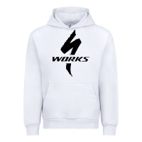 White Specialized Bikes Bicycle Urban Hoodie - linhVisuals