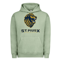 Pigment Oil Green st pius x high school athletics Urban Hoodie - linhVisuals