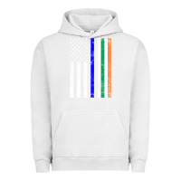 Pigment Lunar Rock irish american flag thin blue line police st. patrick's day long sleev Urban Hoodie - linhVisuals