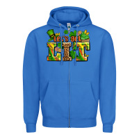True Royal st patricks lets get lit Zipper Hoodie - AdoDesignShop