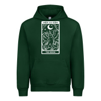 Forest Green mothman   the moon Urban Hoodie - linhVisuals