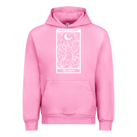 Fuchsia Pink mothman   the moon Urban Hoodie - linhVisuals