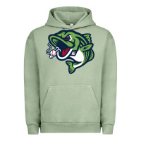 Pigment Oil Green gwinnett stripers Urban Hoodie - linhVisuals