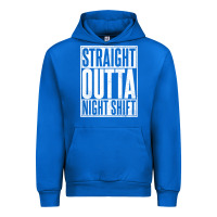Cobalt straight outta night shift Urban Hoodie - linhVisuals