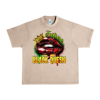 French Oak Future black queen Urban Heavy Tee - FaDigitalArtStudio