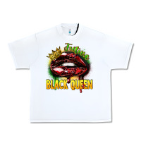 White Future black queen Urban Heavy Tee - FaDigitalArtStudio