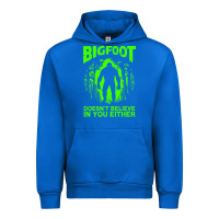 Cobalt bigfoot believer t  shirt bigfoot doesnt believe in you either t  shir Urban Hoodie - linhVisuals