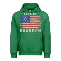 Emerald let’s go brandon funny vintage american flag tank top Urban Hoodie - linhVisuals