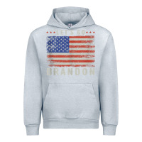 Heather Grey let’s go brandon funny vintage american flag tank top Urban Hoodie - linhVisuals