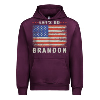 Mauve Wine let’s go brandon funny vintage american flag tank top Urban Hoodie - linhVisuals