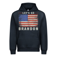 Navy let’s go brandon funny vintage american flag tank top Urban Hoodie - linhVisuals