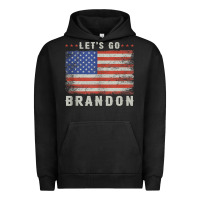 Pigment Black let’s go brandon funny vintage american flag tank top Urban Hoodie - linhVisuals