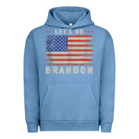 Pigment Pebble Blue let’s go brandon funny vintage american flag tank top Urban Hoodie - linhVisuals
