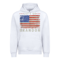 White let’s go brandon funny vintage american flag tank top Urban Hoodie - linhVisuals