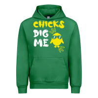 Emerald chicks dig me Urban Hoodie - linhVisuals