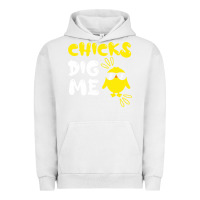 Pigment Lunar Rock chicks dig me Urban Hoodie - linhVisuals
