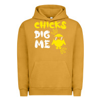 Pigment Peanut Butter chicks dig me Urban Hoodie - linhVisuals