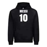 Black messi 10 Urban Hoodie - linhVisuals
