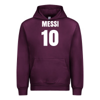 Mauve Wine messi 10 Urban Hoodie - linhVisuals