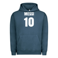 Pigment Midnight Navy messi 10 Urban Hoodie - linhVisuals