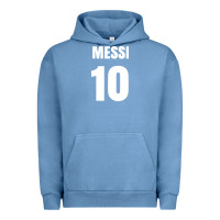 Pigment Pebble Blue messi 10 Urban Hoodie - linhVisuals