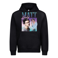 Black matt healy homage Urban Hoodie - linhVisuals