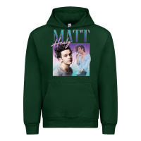 Forest Green matt healy homage Urban Hoodie - linhVisuals