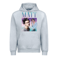 Heather Grey matt healy homage Urban Hoodie - linhVisuals