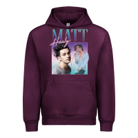 Mauve Wine matt healy homage Urban Hoodie - linhVisuals