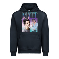 Navy matt healy homage Urban Hoodie - linhVisuals