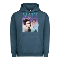 Pigment Midnight Navy matt healy homage Urban Hoodie - linhVisuals