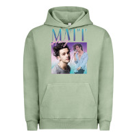 Pigment Oil Green matt healy homage Urban Hoodie - linhVisuals