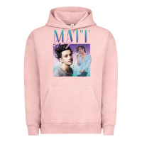 Pigment Salmon matt healy homage Urban Hoodie - linhVisuals