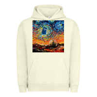 Pigment Pistachio van gogh never saw gallifrey Urban Hoodie - linhVisuals