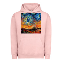 Pigment Salmon van gogh never saw gallifrey Urban Hoodie - linhVisuals