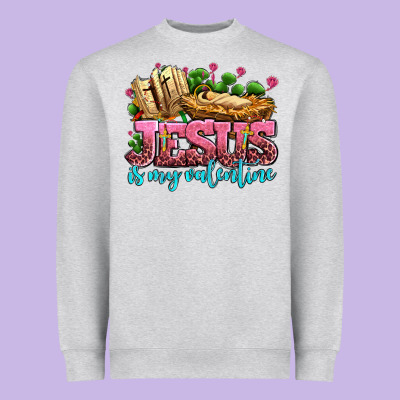 Jesus Is My Valentine Heavyweight Sweatshirt Designed By Adodesignshop