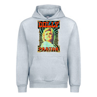 Heather Grey #parton vintage Urban Hoodie - linhVisuals