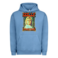 Pigment Pebble Blue #parton vintage Urban Hoodie - linhVisuals