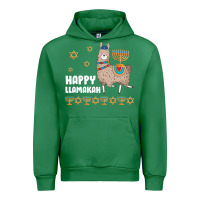 Emerald happy llamakah llama withorah jewish Urban Hoodie - linhVisuals