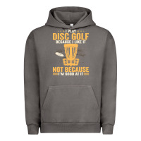 Pigment Tornado i play disc golf because i like it not Urban Hoodie - linhVisuals