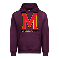 Mauve Wine maryland terr Urban Hoodie - linhVisuals