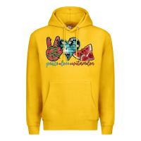 Lemon peace love watermelon Premium Hoodie - SublimationCraftShop