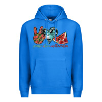 True Royal peace love watermelon Premium Hoodie - SublimationCraftShop