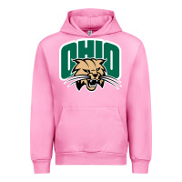 Fuchsia Pink ohio bobc Urban Hoodie - linhVisuals