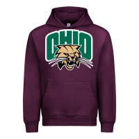 Mauve Wine ohio bobc Urban Hoodie - linhVisuals