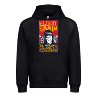 Black Elliott Smith Urban Hoodie - linhVisuals